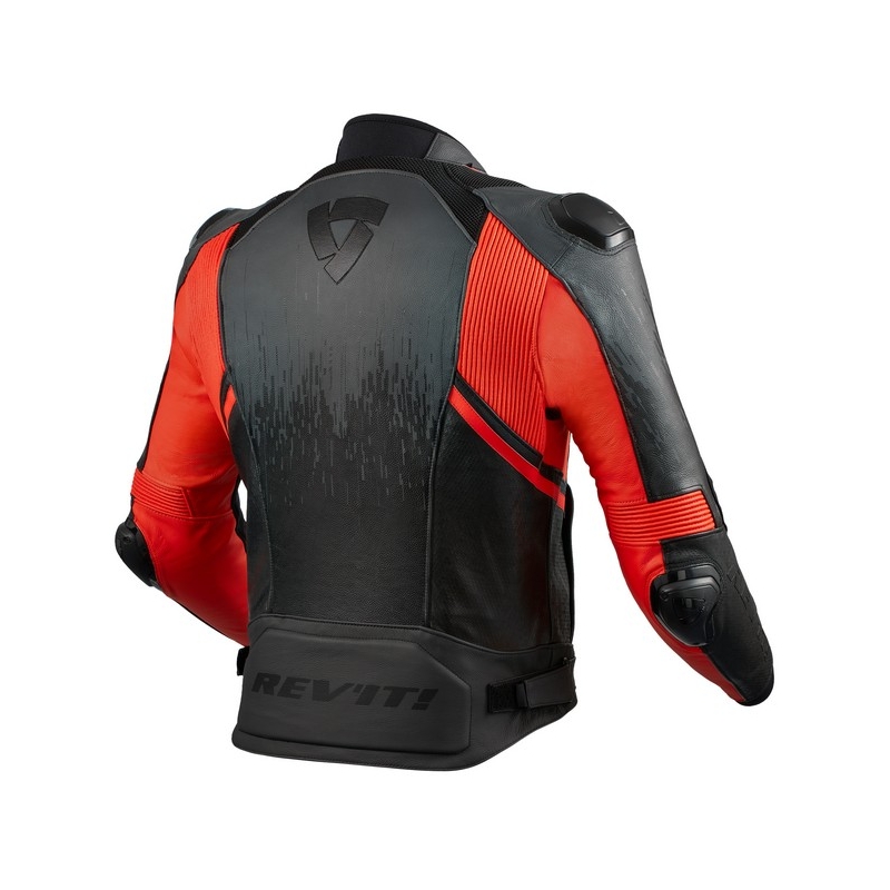 Revit Quantum 2 Grey-Fluo Red motoristična jakna razprodaja