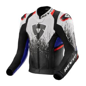Revit Quantum 2 Pro Air Black-White-Blue Motorcycle Jacket razprodaja