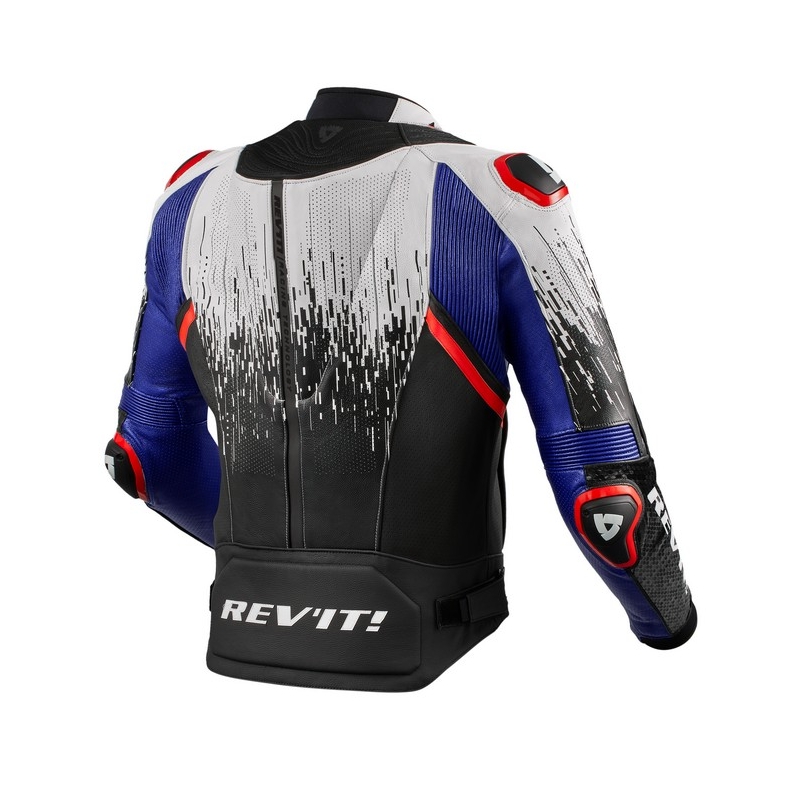 Revit Quantum 2 Pro Air Black-White-Blue Motorcycle Jacket razprodaja