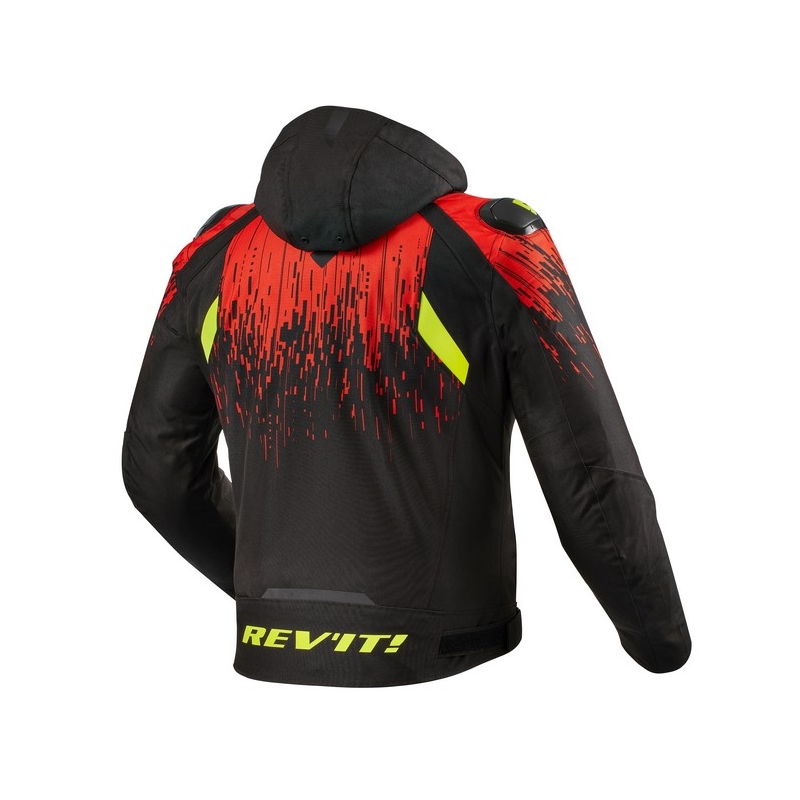 Motoristična jakna Revit Quantum 2 H2O black-red razprodaja