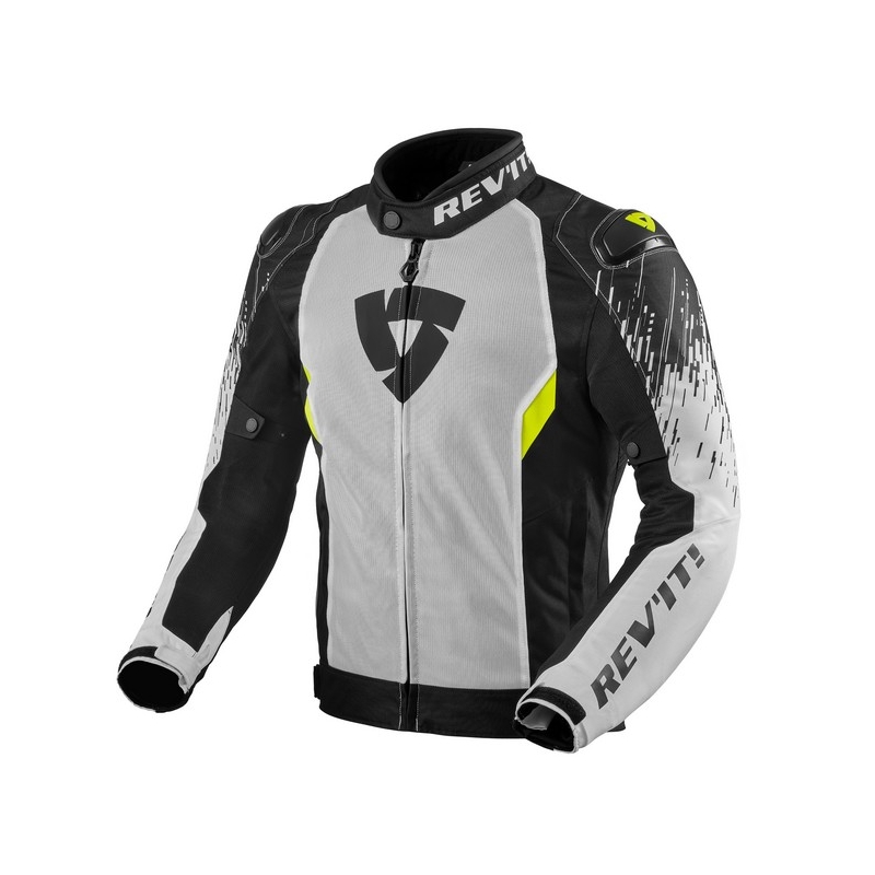 Motoristična jakna Revit Quantum 2 Air white-black razprodaja