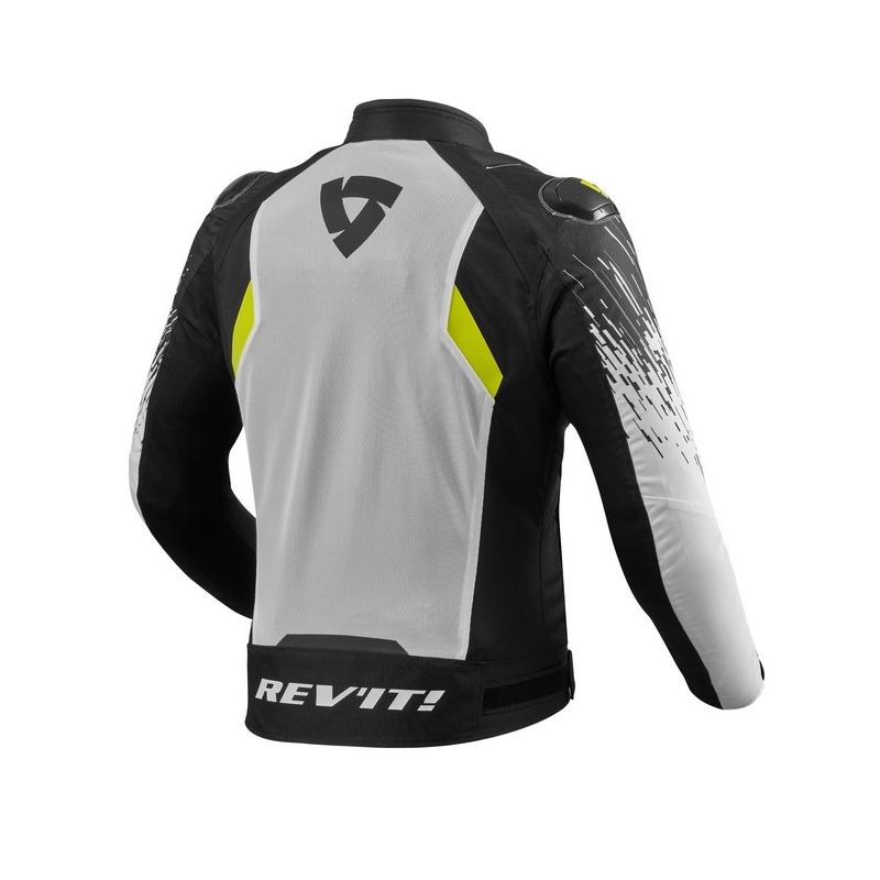 Motoristična jakna Revit Quantum 2 Air white-black razprodaja