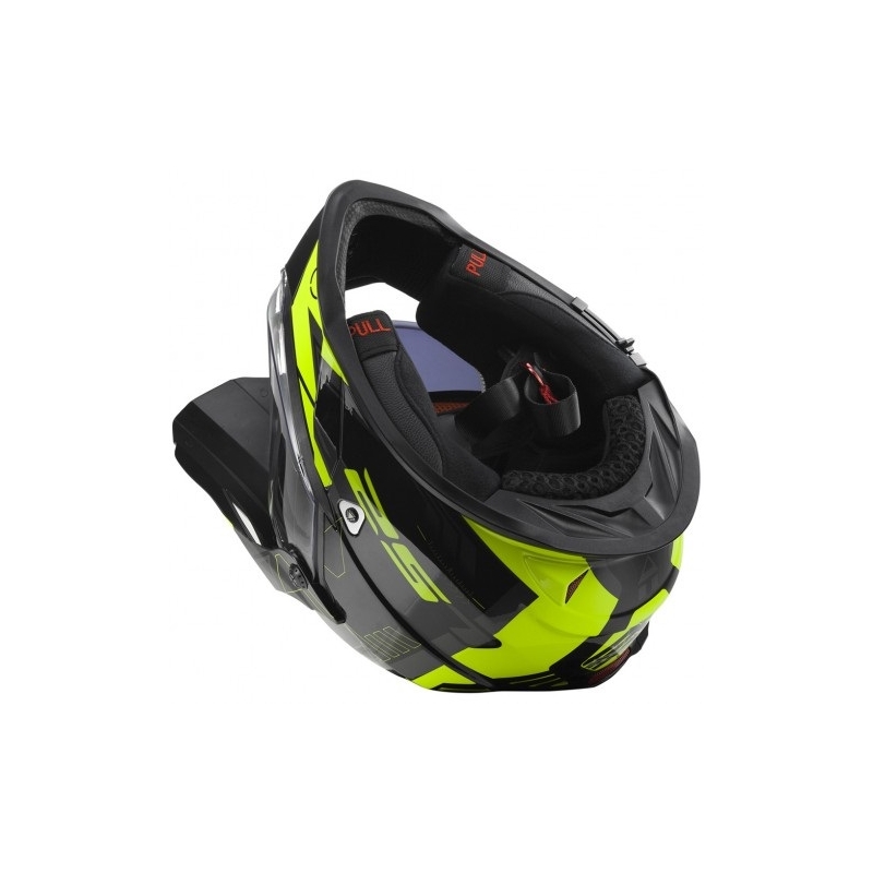 Enduro čelada LS2 MX436 Pioneer Trigger black-yellow-titanium