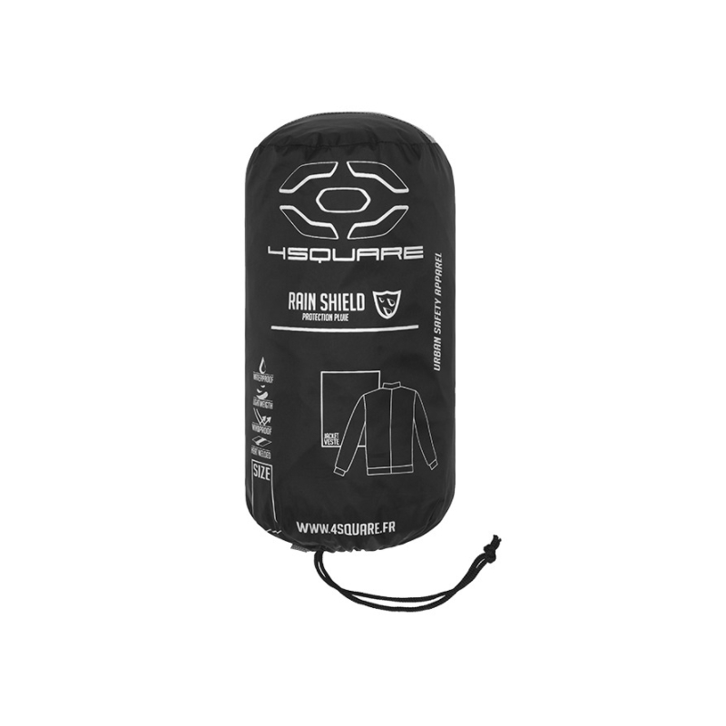 Moto jakna za dež 4SQUARE Raining black