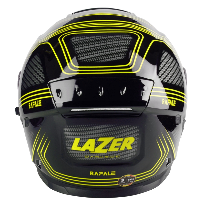 Integralna motoristična čelada Lazer Rafale EVO Darkside black-grey-fluo yellow razprodaja