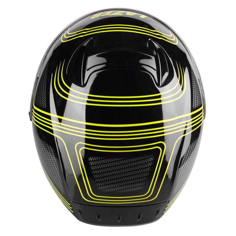 Integralna motoristična čelada Lazer Rafale EVO Darkside black-grey-fluo yellow razprodaja