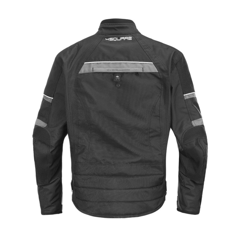 Motoristična jakna 4SQUARE Roadster black-grey