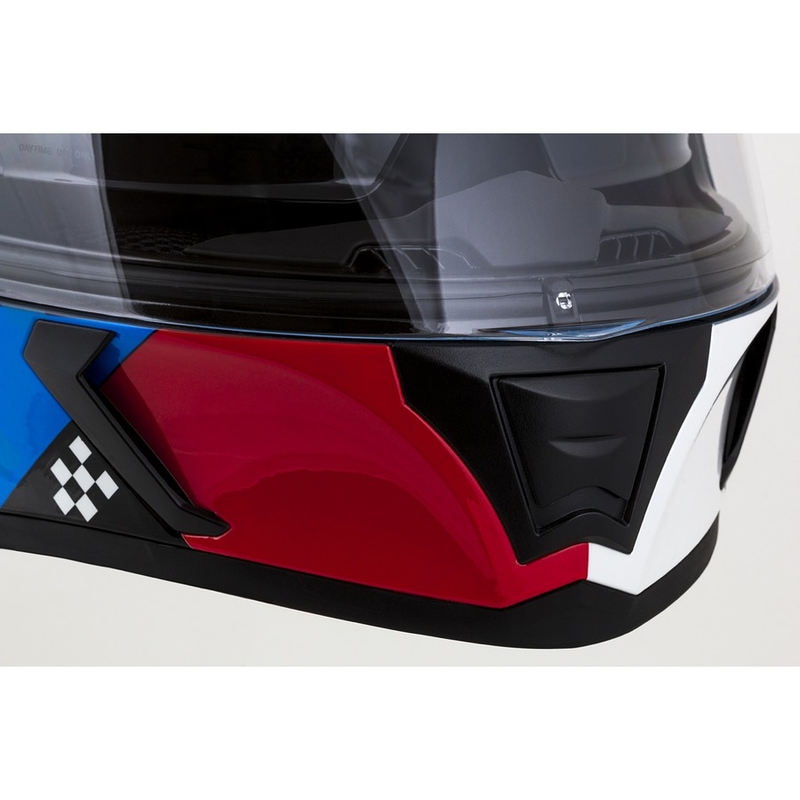 Integral motoristična čelada Cassida Integral 3.0 DRFT rdeče-perle modra
