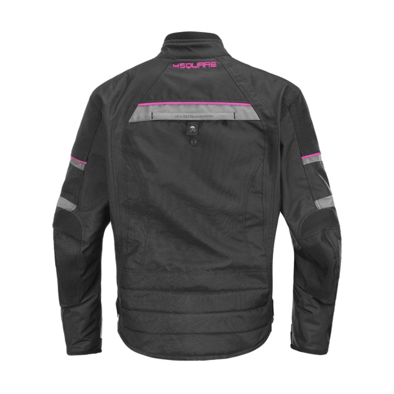 4SQUARE Roadster Black and Pink motoristična jakna za ženske razprodaja
