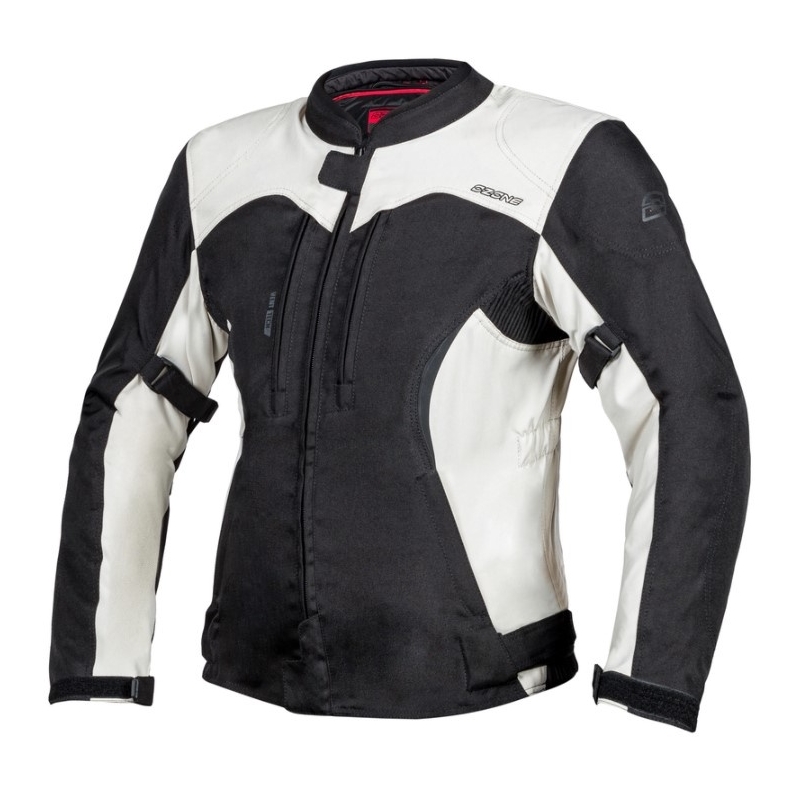 Ženska motoristična jakna Ozone Delta IV Black and Light Grey razprodaja