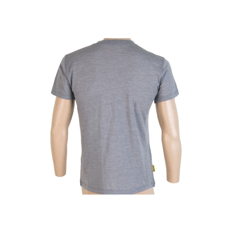 Moška funkcionalna majica Sensor Merino Active PT Compass siva - kratek rokav razprodaja