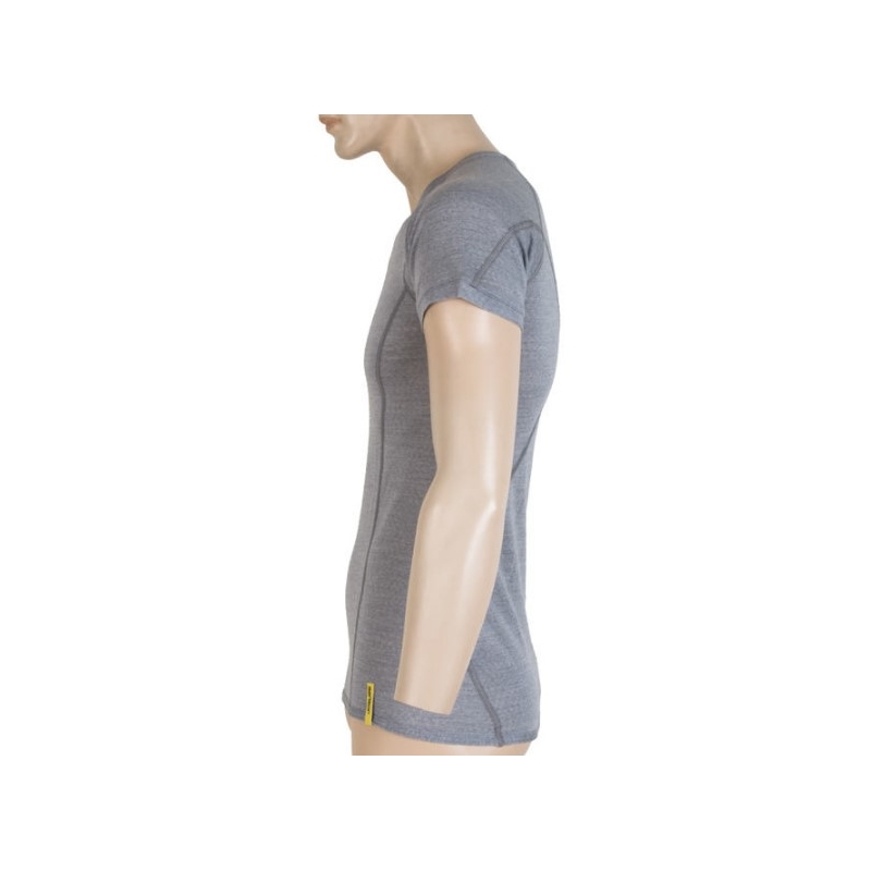 Moška funkcionalna majica Sensor Merino Active siva - kratki rokavi razprodaja
