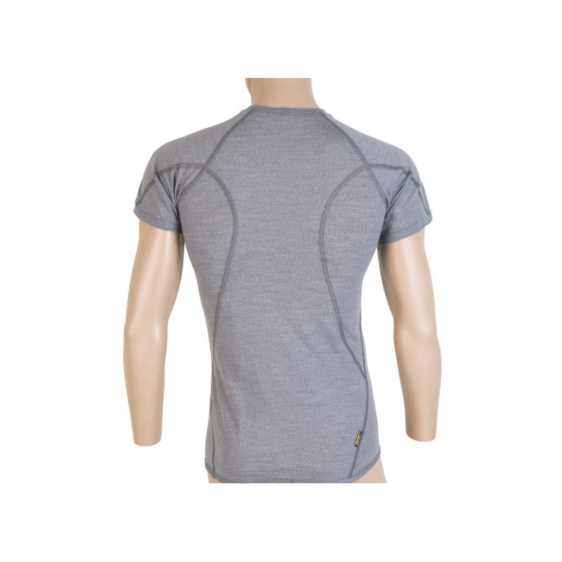 Moška funkcionalna majica Sensor Merino Active siva - kratki rokavi razprodaja