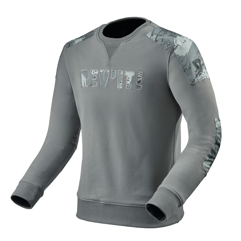 Revit Whitby siva motoristična jopa s kapuco razprodaja