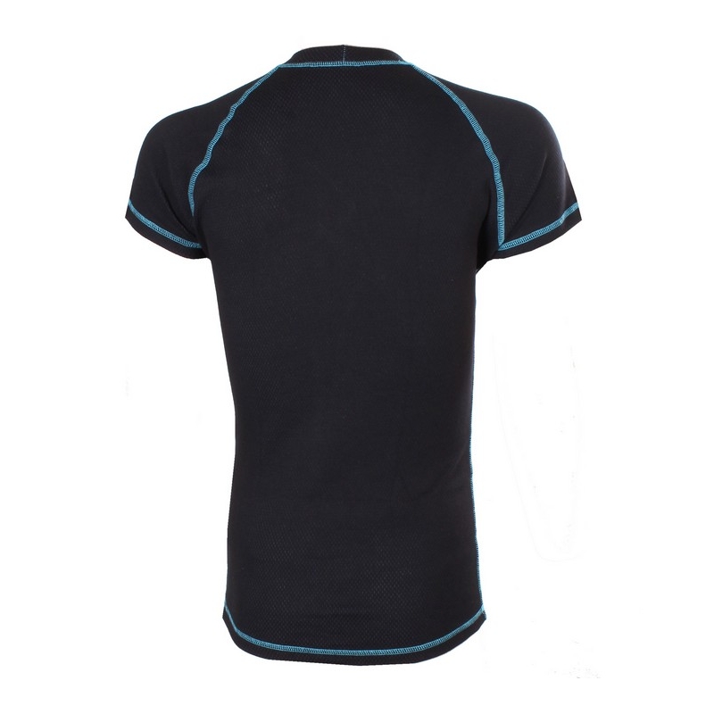 Termo majica RSA Heat črno-modra s kratkimi rokavi