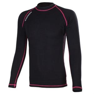 RSA Heat črno-rožnata termo majica z dolgimi rokavi