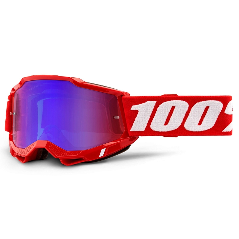 Motokros očala 100% ACCURI 2 rdeča (rdeče-modra zrcalna pleksi stekla)