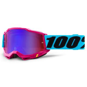 Motokros očala 100% ACCURI 2 roza (rdeče-modra zrcalna stekla)