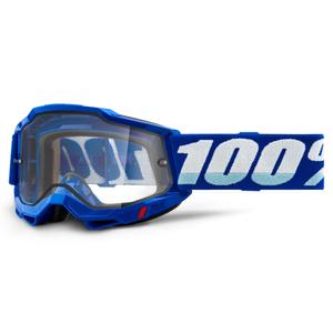 Motokros očala 100% ACCURI 2 blue (dvojna prozorna pleksi stekla)