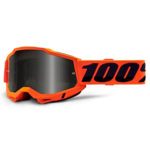 Motokros očala 100% ACCURI 2 oranžna (dimljen pleksi)