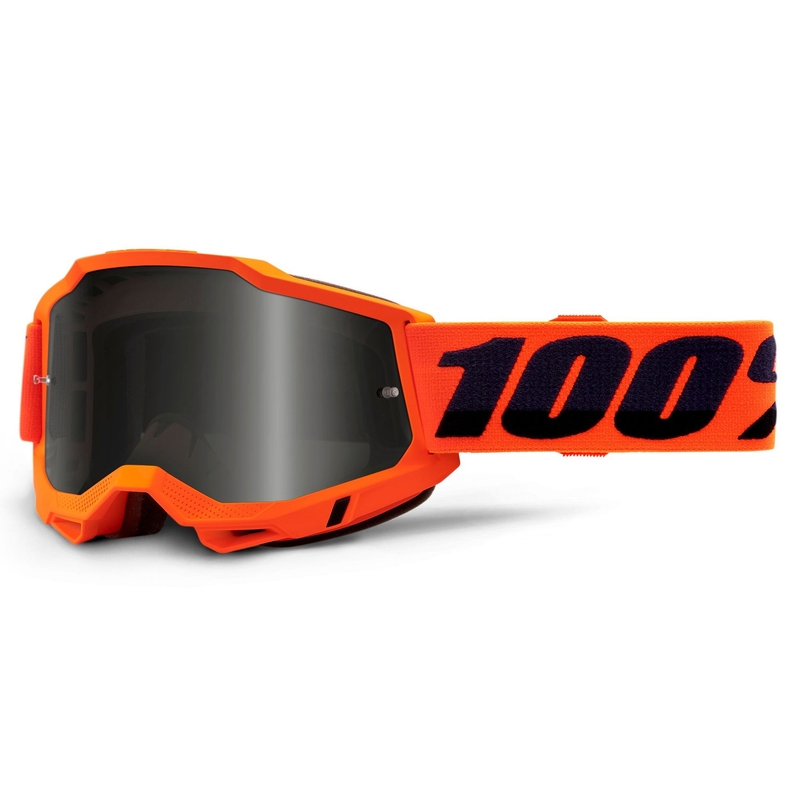 Motokros očala 100% ACCURI 2 oranžna (dimljen pleksi)