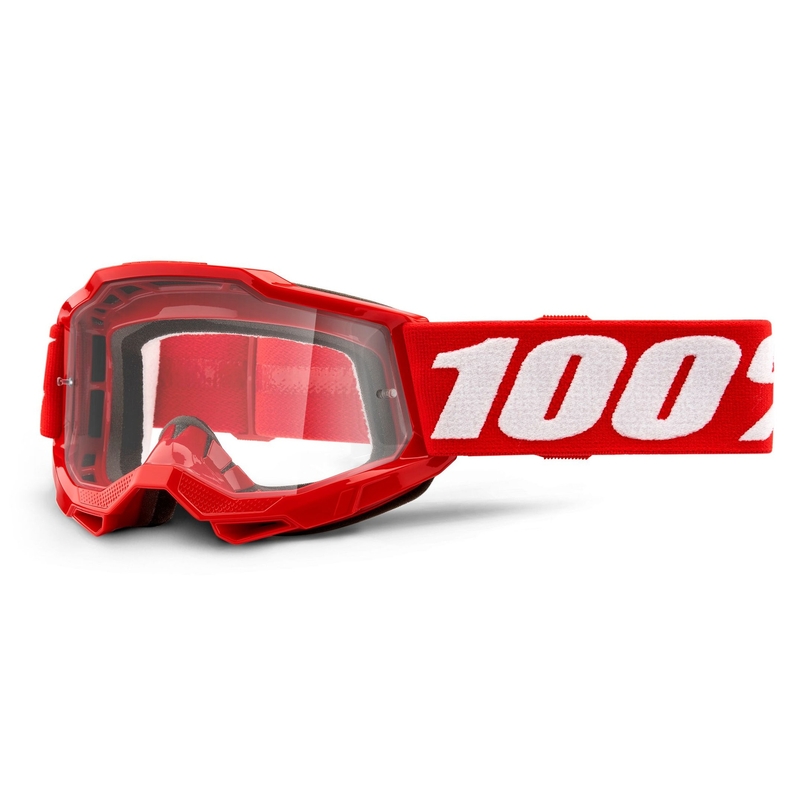 Otroška očala za motokros 100% ACCURI 2 oranžna (prozoren pleksi)