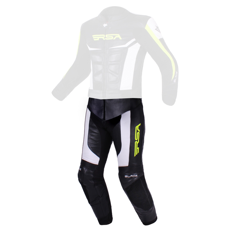 Moške hlače RSA Blade black-white-fluo yellow razprodaja