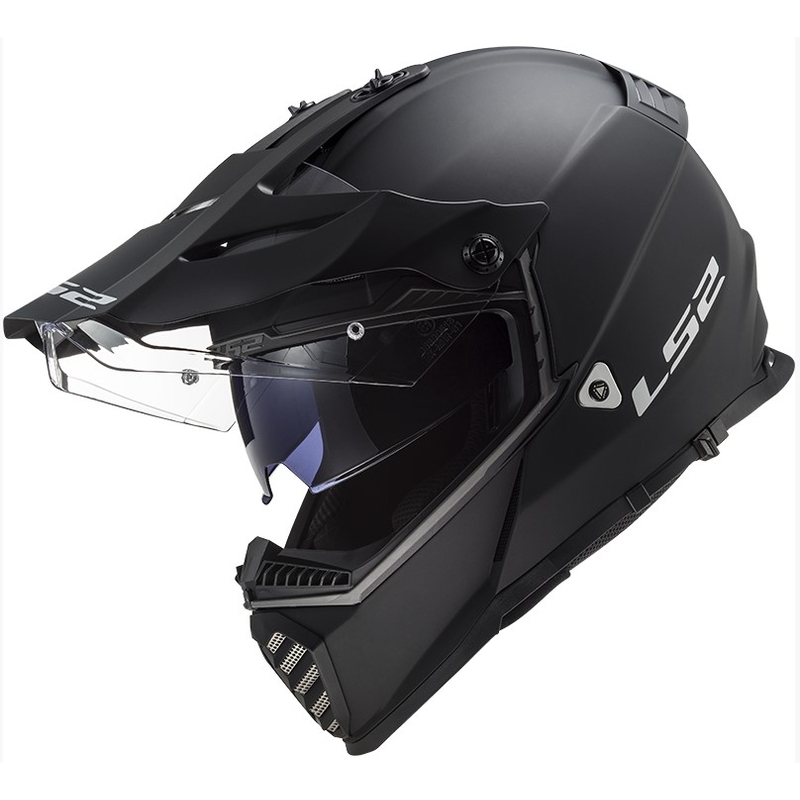 Enduro čelada LS2 MX436 Pioneer EVO črna mat - razred II