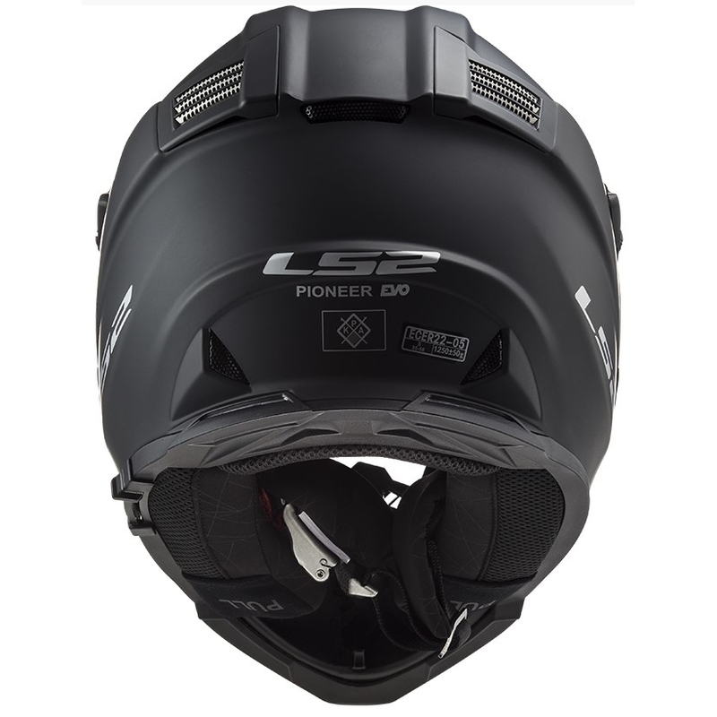 Enduro čelada LS2 MX436 Pioneer EVO črna mat - razred II