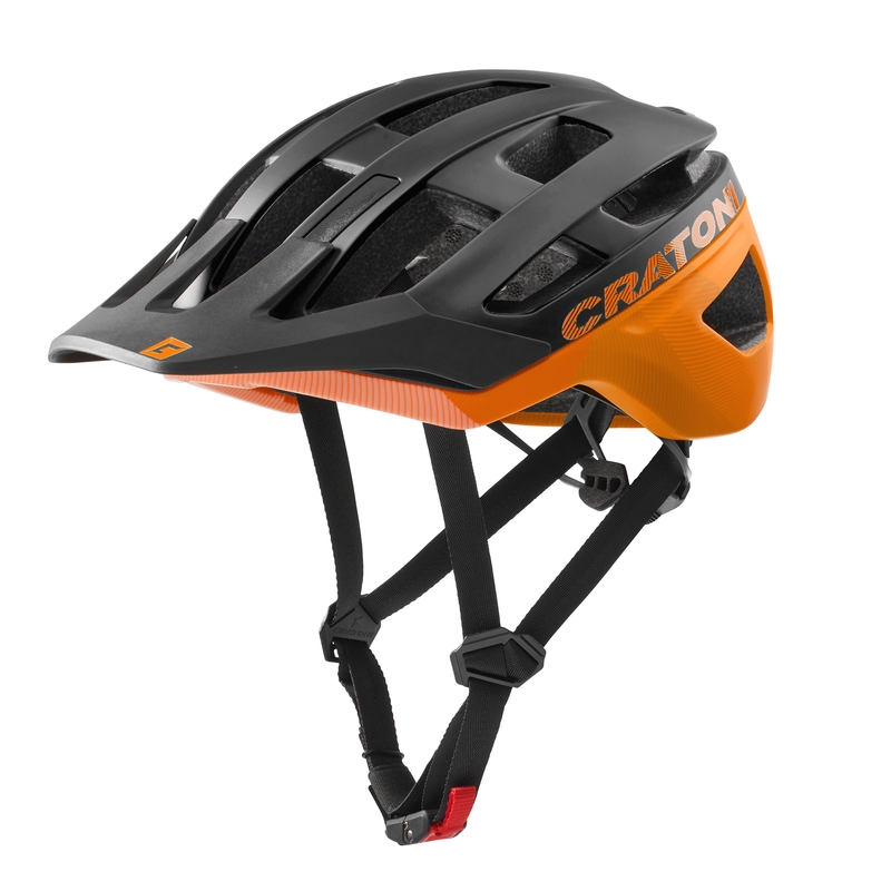 Kolesarska čelada CRATONI AllRace black-fluo orange razprodaja