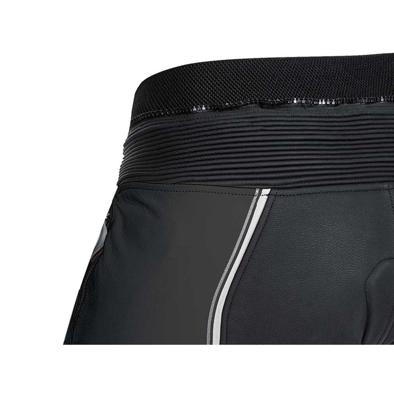 IXON Vortex Lady črno-bele motoristične hlače za ženske