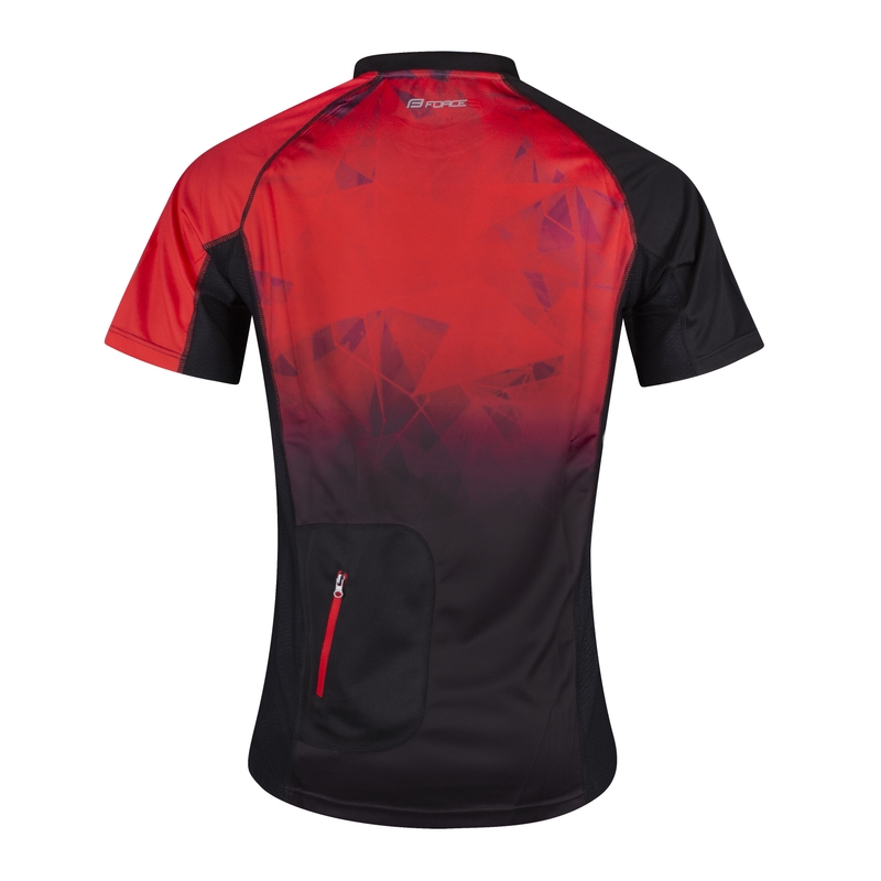 Dres FORCE MTB Core rdeče-črna razprodaja