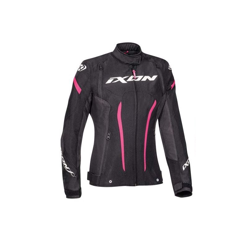 Ženska motoristična jakna IXON Striker black and pink razprodaja