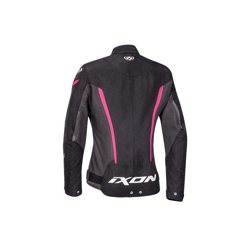 Ženska motoristična jakna IXON Striker black and pink razprodaja