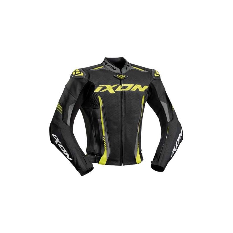 Motoristična jakna IXON Vortex 2 black-fluo yellow razprodaja