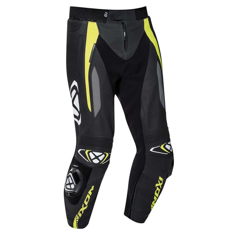 IXON Vortex 2 motoristične hlače črno-fluo rumene