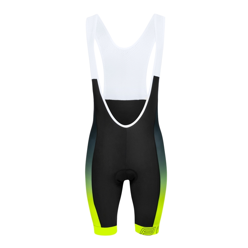 Kratke hlače FORCE B40 black-fluo yellow razprodaja