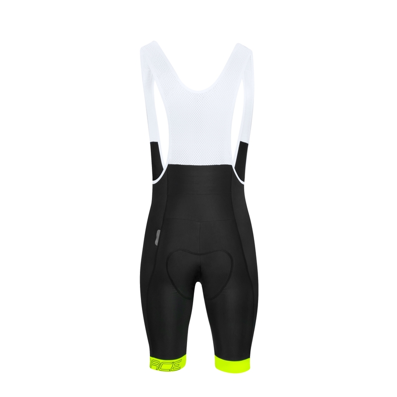 Kratke hlače FORCE B40 black-fluo yellow razprodaja