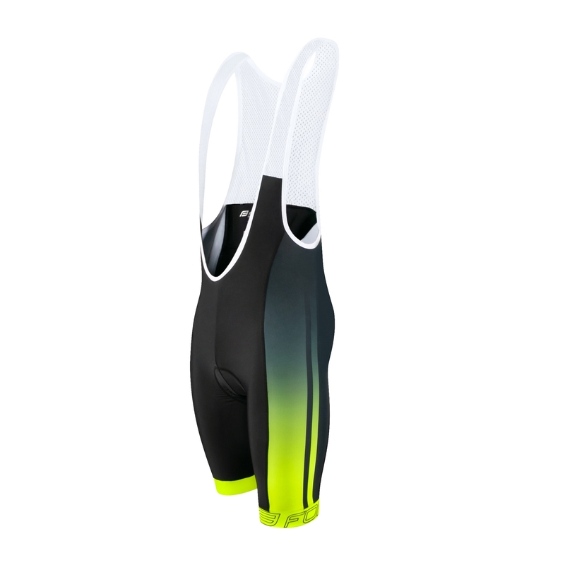 Kratke hlače FORCE B40 black-fluo yellow razprodaja