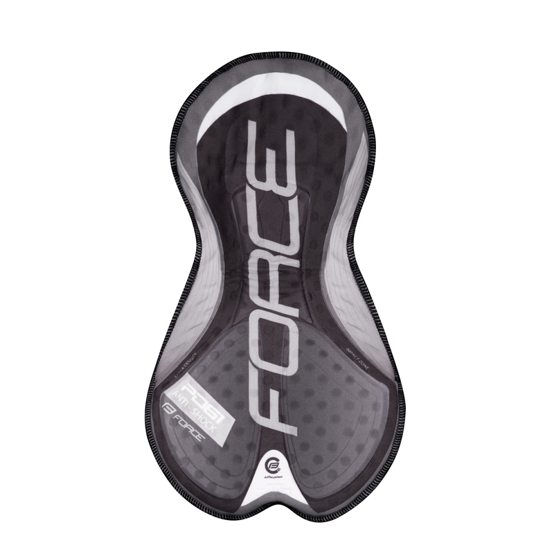 Kratke hlače FORCE B30 black-fluo yellow razprodaja