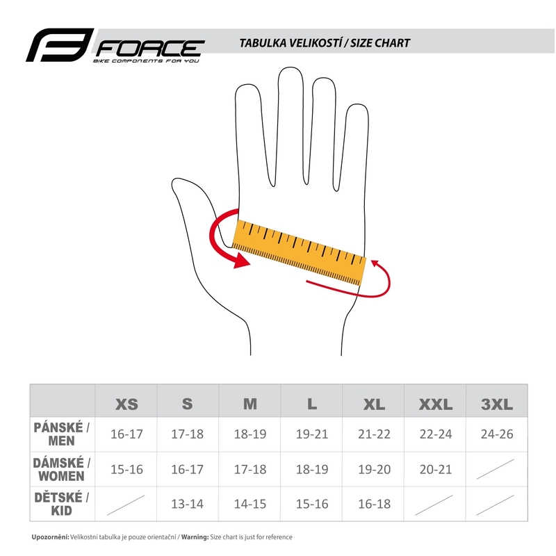 Rokavice FORCE GRIP črno-fluo rumene razprodaja