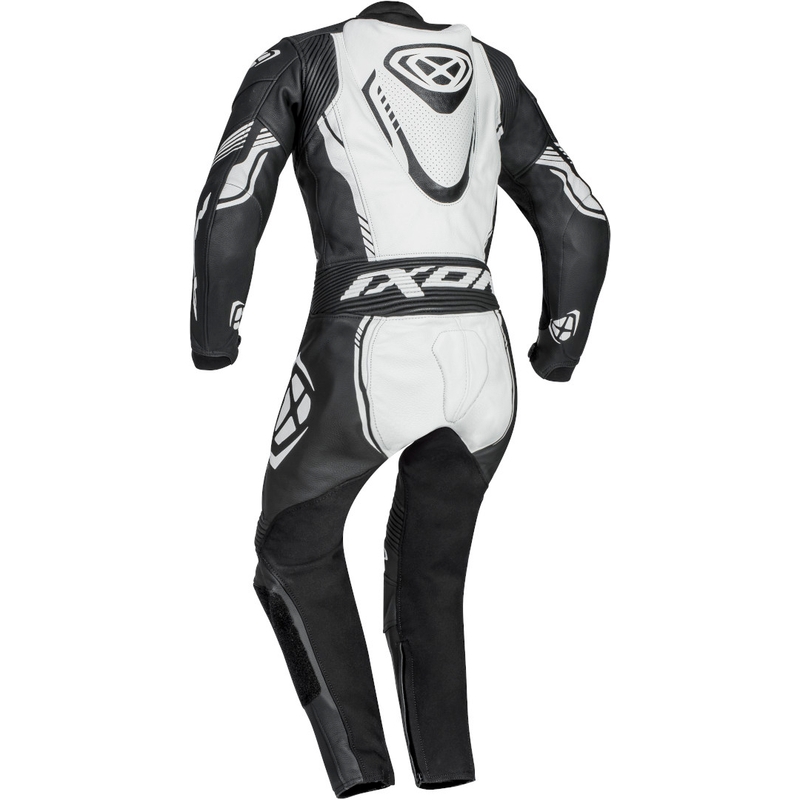 IXON Vortex Black and White Motorcycle Coverall za otroke razprodaja