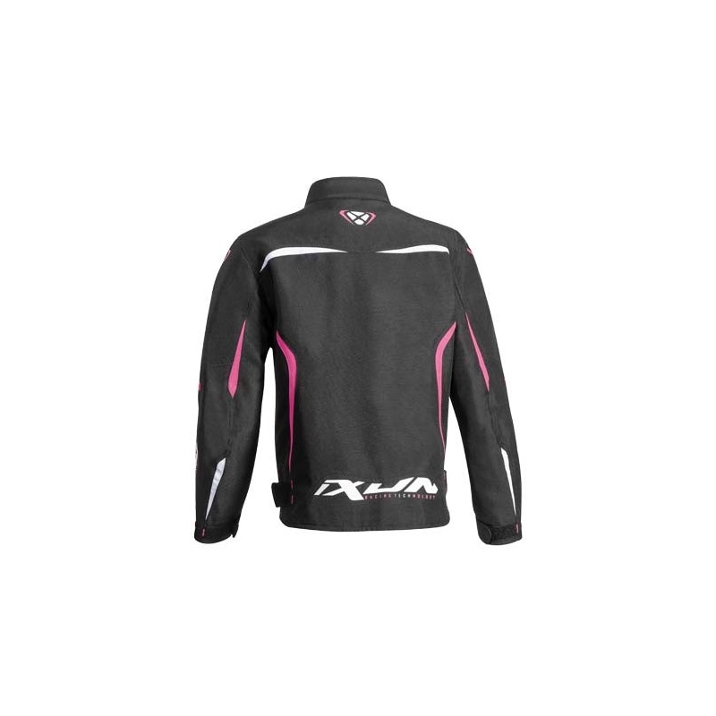 Otroška motoristična jakna IXON Sprinter black-white-pink razprodaja