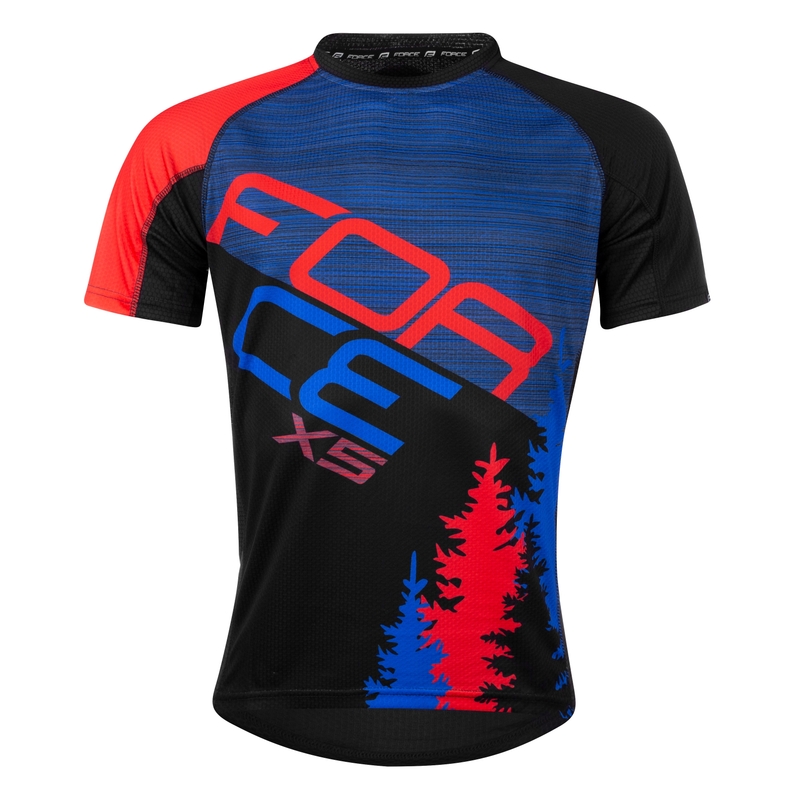 Dres FORCE MTB X5 modro-rdeč naprodaj razprodaja