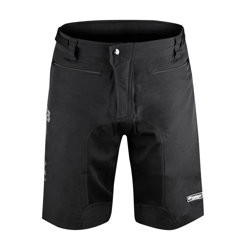 Kratke hlače FORCE MTB-11 black razprodaja