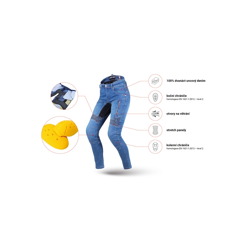 Ženske kavbojke Street Racer Stretch II Slim fit CE modre
