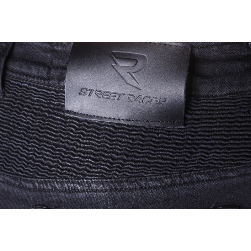 Street Racer Spike II CE Black Motorcycle Jeans