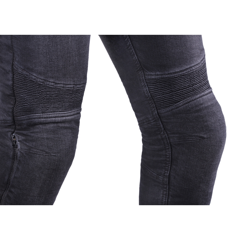 Street Racer Spike II CE Black Motorcycle Jeans
