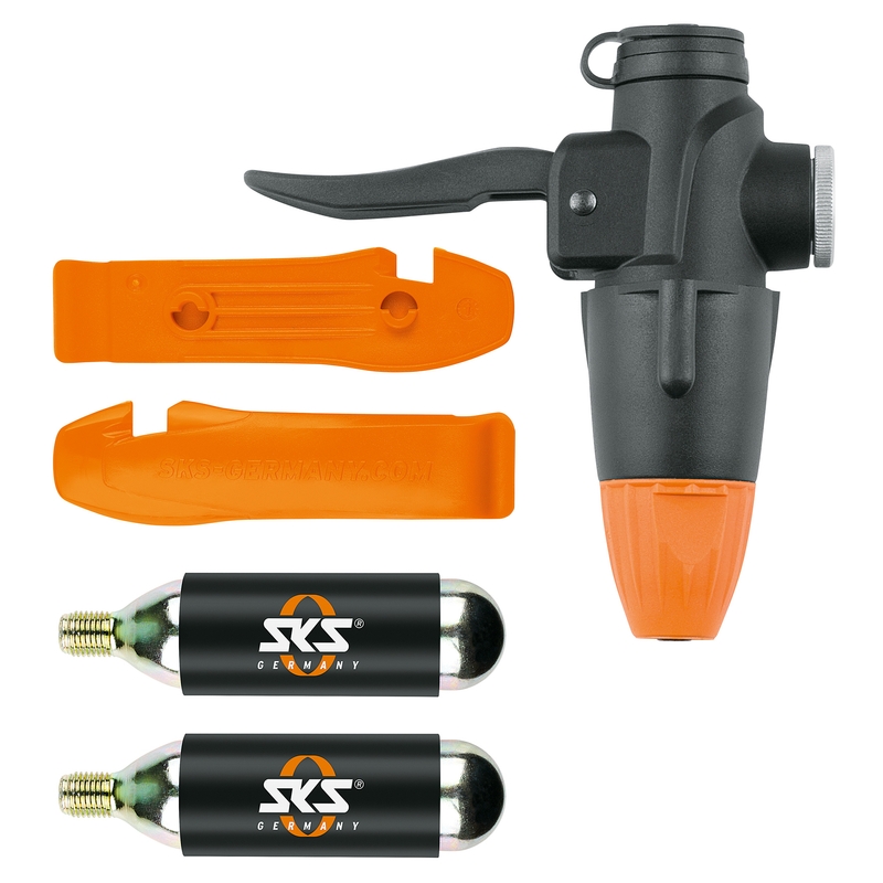 Komplet za polnjenje brezdušnih pnevmatik SKS Tubeless Head Set razprodaja