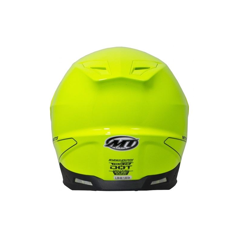 Enduro čelada MT Synchrony Duosport SV fluo rumena - razred II